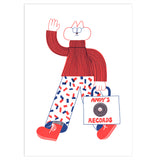 YUK FUN Andy's Records Screen Print