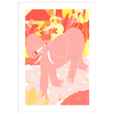 YUK FUN Elephant Helper Riso Print