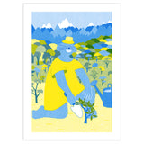 YUK FUN Tree Planter Riso Print