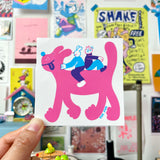 Dog Riders Sticker