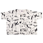The YUK FUN Artist Jacket: boxy cut, oversized with BIG pockets. Handmade and screen printed by illustration duo YUK FUN