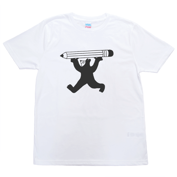 Pencil Graphic T-shirt from indie label YUK FUN