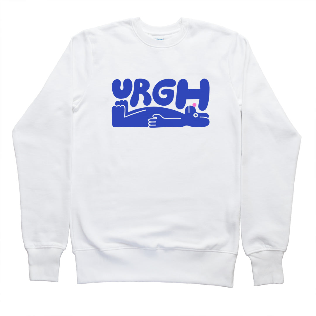 YUK FUN URGH Sweatshirt - White