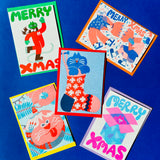 YUK FUN Christmas Cards - Cats Only Edition