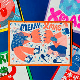 YUK FUN Christmas Cards - Cats Only Edition