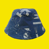 Sample YUK FUN Bucket Hat - Denim M/L