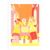 YUK FUN Forest Friends Riso Print