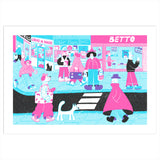 YUK FUN On The Street Riso Print