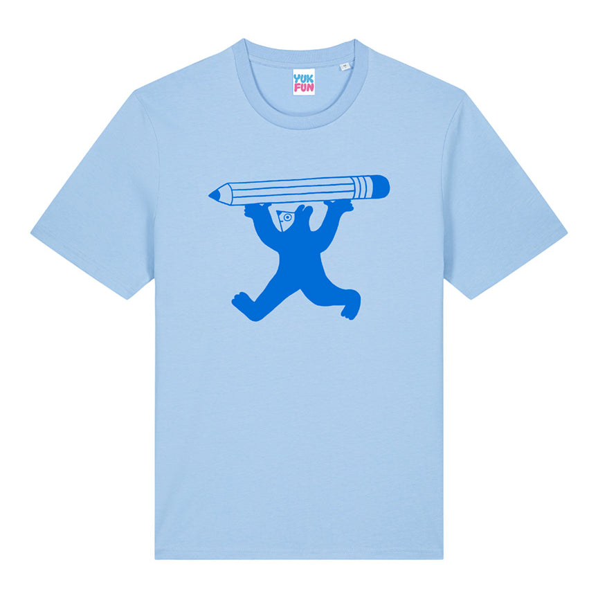 YUK FUN Pencil Person T-shirt