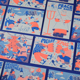 YUK FUN Christmas Cards Orange & Blue