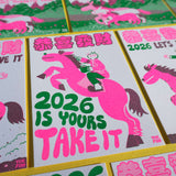 Lunar New Year Postcards 2026 - Pack of 3