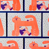 YUK FUN Cat Greetings Cards