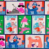 YUK FUN Cat Greetings Cards