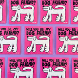 YUK FUN Dog Friend Sticker