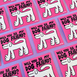YUK FUN Dog Friend Sticker