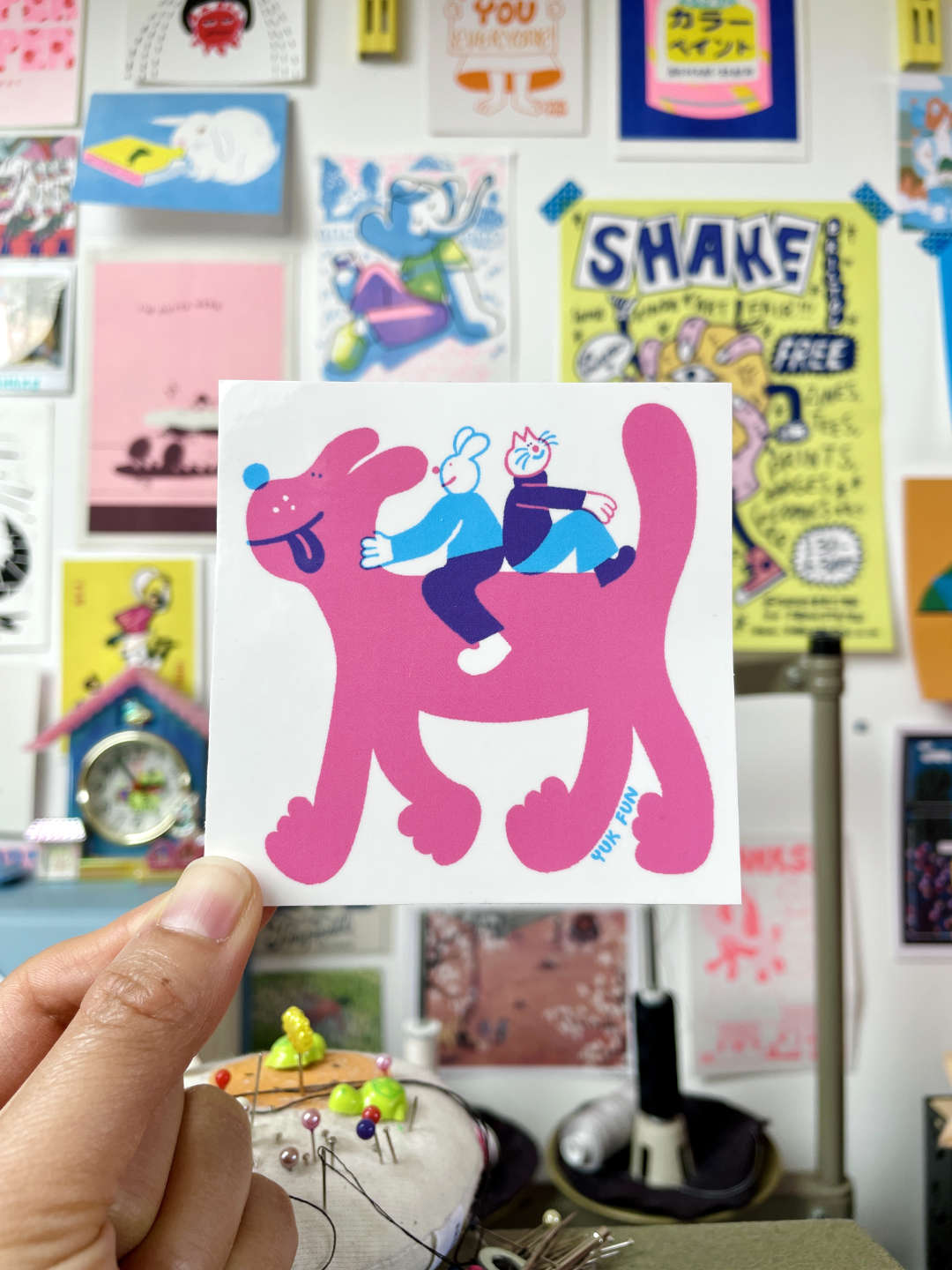 Dog Riders Club Dog Riders Sticker – YUK FUN