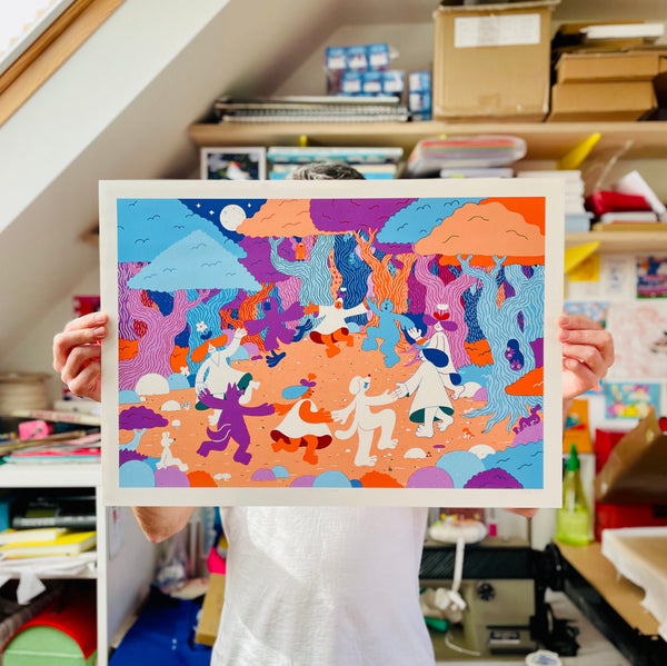 Fairy Ring Dance Art Print by YUK FUN