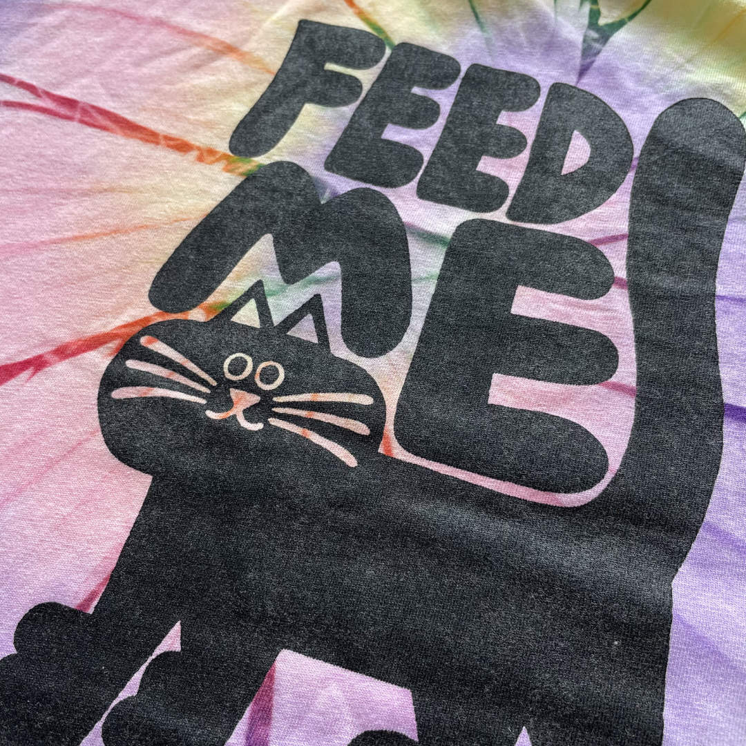 Dodgy Feed Me Tie-dye T-shirt - XS/S