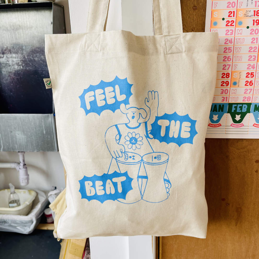 Dodgy Feel The Beat Tote Bag