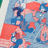 YUK FUN No More Roads Riso Print
