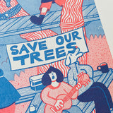 YUK FUN No More Roads Riso Print