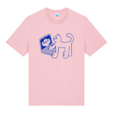 YUK FUN Cat Laptop T-shirt
