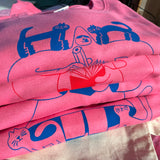 YUK FUN Drawing Cats Sweatshirt