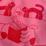 YUK FUN Drawing Cats Sweatshirt