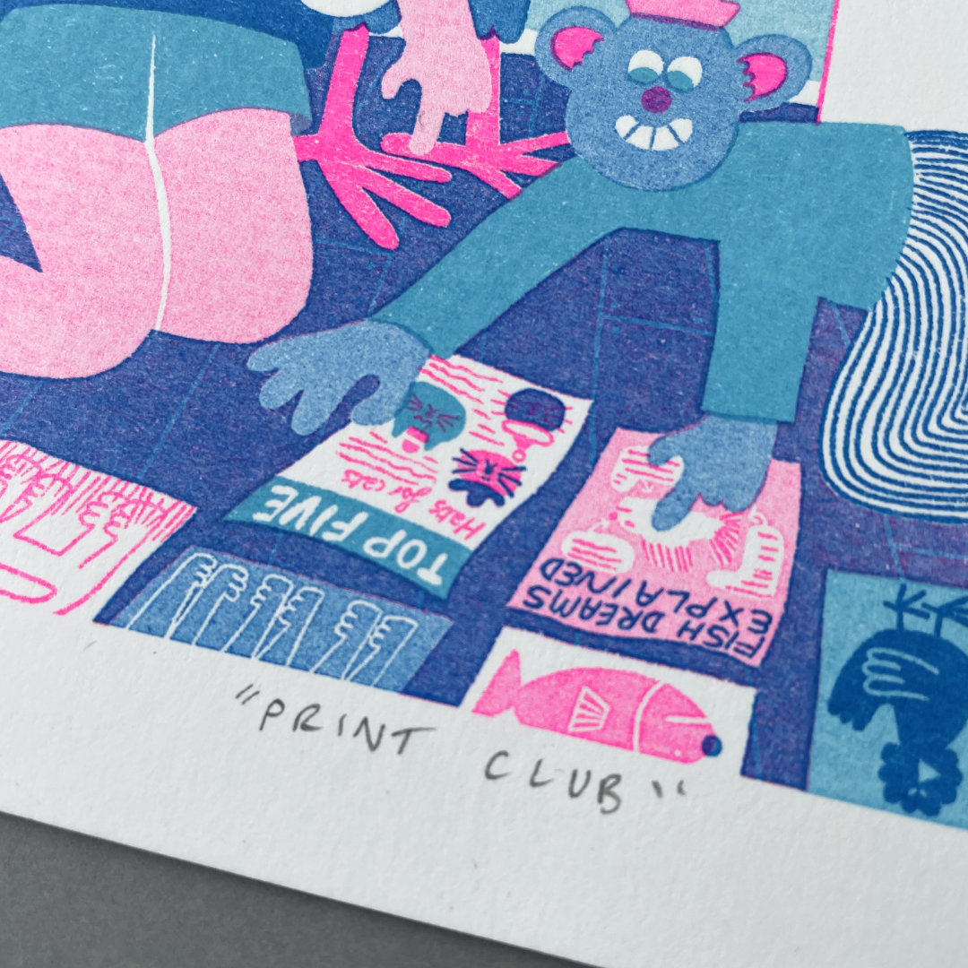 YUK FUN Print Club Riso Art Print
