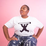 Cool Pencil Person graphic illustration T-shirt in sizes XS up to 5XL