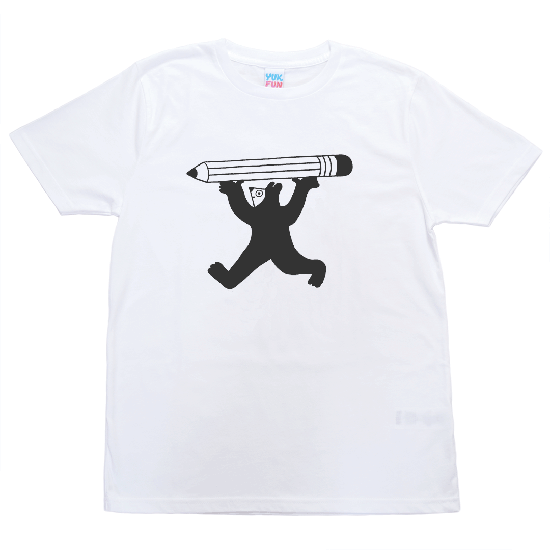 Pencil Graphic T-shirt from indie label YUK FUN