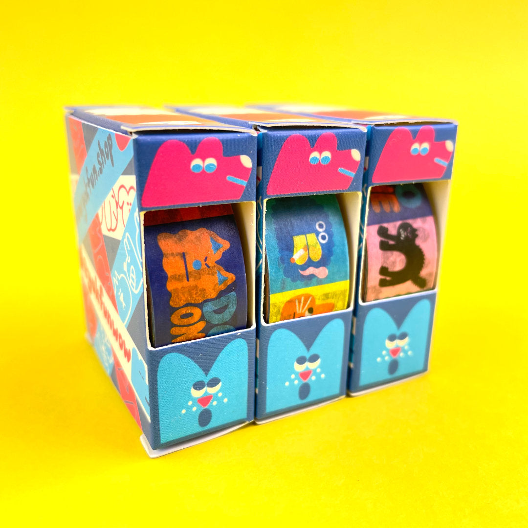 YUK FUN washi tape packaging