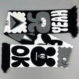YUK FUN Chit Chat Scarf - Black & White