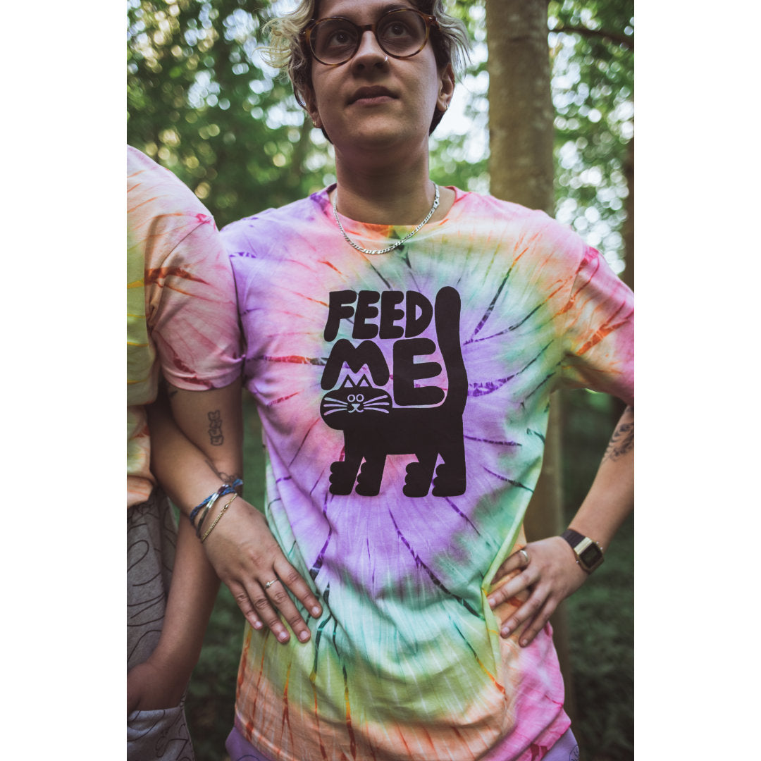 Dodgy Feed Me Tie-dye T-shirt - XS/S