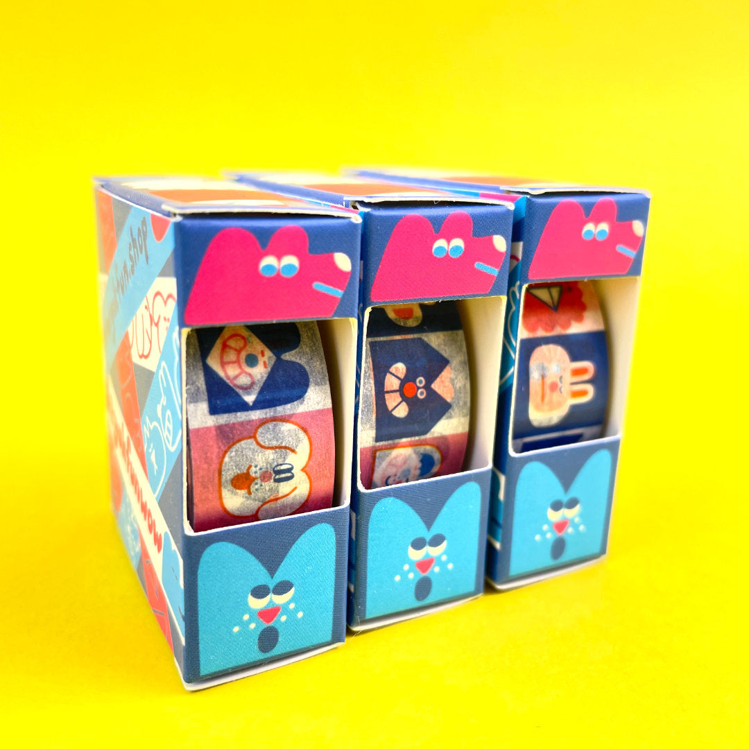 Cute washi tape box packaging by YUK FUN