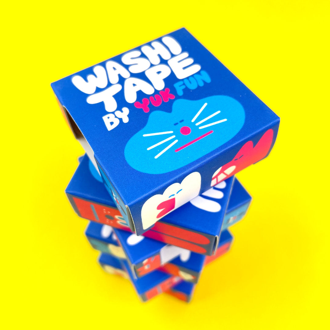 Cute Washi Tape boxes by illustrators YUK FUN 