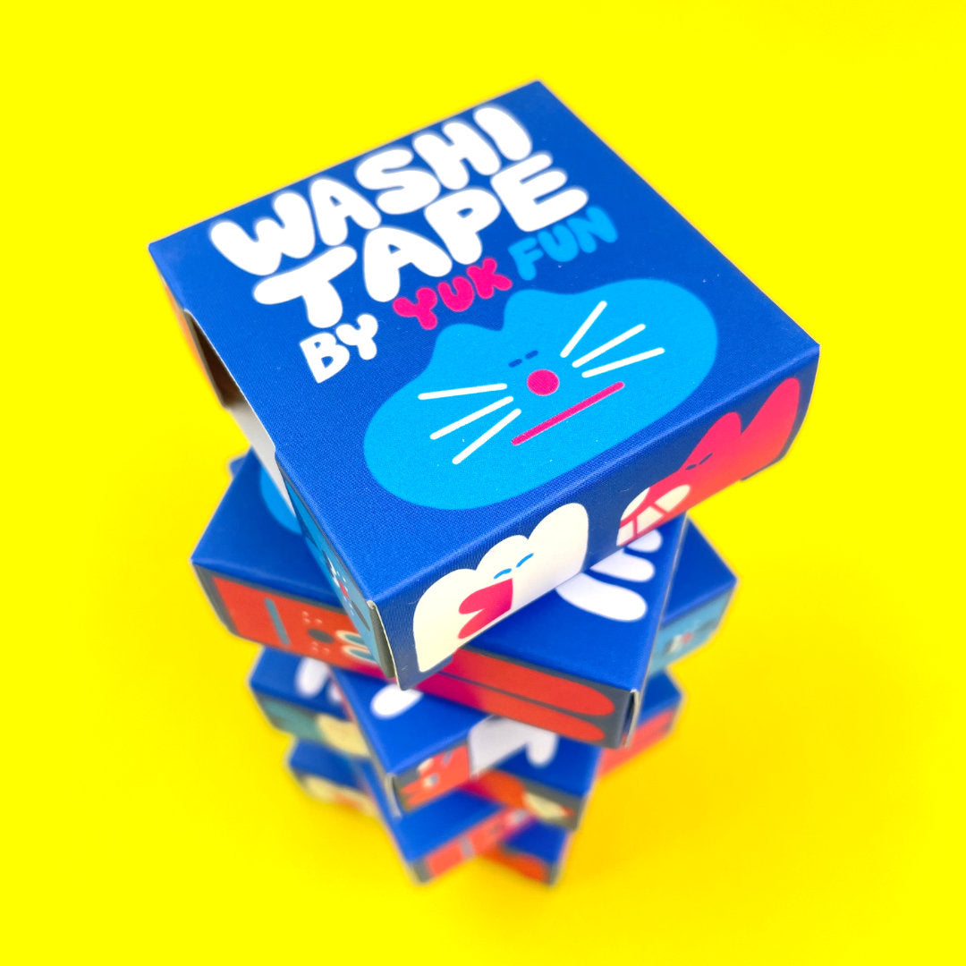Fun illustrated washi tape by YUK FUN