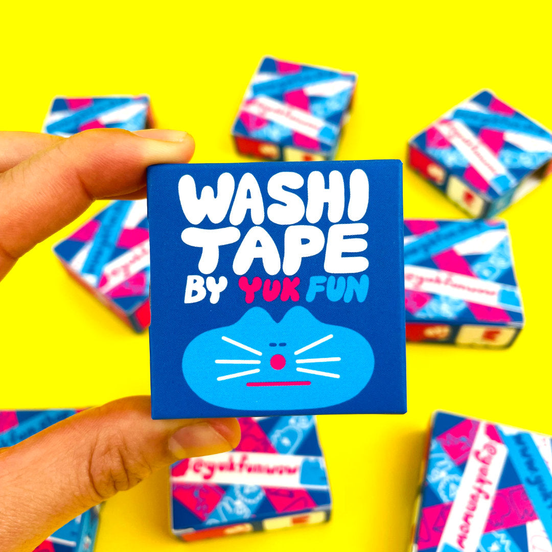 Washi tape designed and illustrated by  YUK FUN